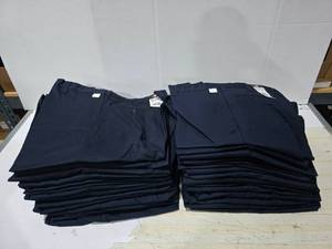 lot 520 image: Dickies Mens Flat Front Navy Work Pants.  SEE PICS FOR SIZES &amp COUNTS  QUANTITY 29  BID IS TIMES THE QUANTITY&nbsp MSRP $35 Each