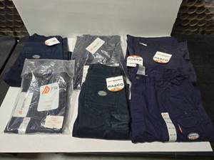 lot 527 image: Lot of 6 Misc Rasco Flame Resistant Pants.  SEE PICS FOR SIZES