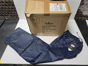 lot 538 image: Charles River #9198 Mens New Englander Rain Pants, Size XL  QUANTITY 27  BID IS TIMES THE QUANTITY