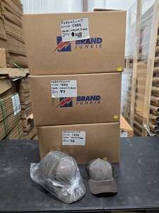 lot 540 image: Paramount I888 MochaCigar Snapback Hats.  Approx 12 Hats Per Pack  QUANTITY 20 PACKS  BID IS TIMES THE QUANTITY