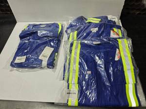 lot 542 image: Lot of 4 Rasco Flame Resistant 8812 Coveralls.  Size 50R (Qty 1) & 46R (Qty 3)