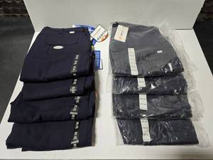 lot 543 image: Rasco Flame Resistant Work Pants, Size 38x32  QUANTITY 8 PANTS  BID IS TIMES THE QUANTITY&nbspMSRP $80 Each