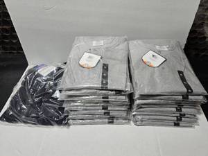 lot 545 image: Lot of Rasco Flame Resistant Shirts, Size XL.  Includes FR0101GY Henley (Qty 18) &amp Fr1344NV DH Air Uniform Shirt Navy (Qty 1)&nbspMSRP $40 Each