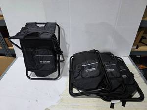 lot 594 image: Lot of 4 Turner Industries Folding Stools