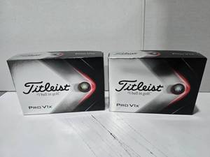 lot 557 image: Titleist Pro V1x Golf Balls.  12 Balls Per Box  QUANTITY 2 BOXES  BID IS TIMES THE QUANTITY