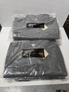 lot 573 image: Lot of 7 White Bear Gray Full-Zip Hoodies.  Includes XL (Qty 4) & XLT (Qty 3)