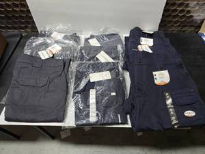 lot 577 image: Rasco Flame Resistant Pants.  SEE PICS FOR STYLES & SIZES  QUANTITY 10 PANTS  BID IS TIMES THE QUANTITY