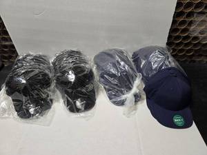 lot 626 image: Lot of Approx 46 Decky 6021-1BLK & Legacy Navy Hats