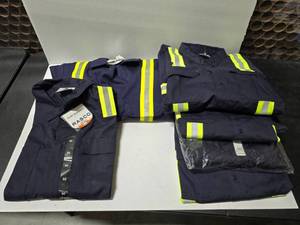 lot 637 image: Lot of 6 Misc Rasco Flame Resistant Work Shirts