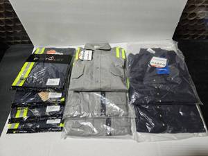 lot 661 image: Lot of 9 Size Small Misc Flame Resistant Work Shirts.  Includes F131 (Qty 4), FR1344NV (Qty 2) & FR1403GY (Qty 3)