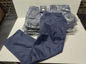 lot 673 image: Charles River #9783 NorEaster Rain Pants, Size Medium  QUANTITY 13  BID IS TIMES THE QUANTITY
