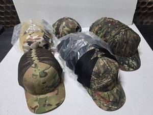 lot 685 image: Lot of Approx 65 Misc Camo Hats.  Includeds Richardson 862, Cambridge PB226 & Port Authority