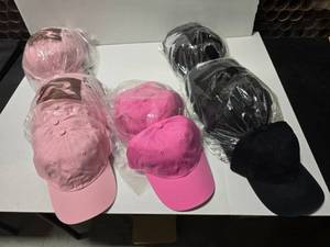 lot 705 image: Lot of Approx 55 Misc Richardson 320 Hats.  Light Pink, Hot Pink & Black