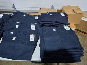 lot 755 image: Dickies Mens Work Pants.  SEE PICS FOR SIZES &amp COUNTS.  QUANTITY 33 PANTS  BID IS TIMES THE QUANTITY&nbsp MSRP $35 Each