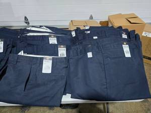 lot 757 image: Dickies Mens Work Pants.  SEE PICS FOR SIZES &amp COUNTS.  QUANTITY 28 PANTS  BID IS TIMES THE QUANTITY&nbsp MSRP $35 Each