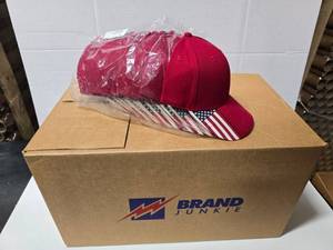 lot 784 image: Outdoor Cap USA-300 Red Adjusbtale Hats  QUANTITY 4 PACKS  BID IS TIMES THE QUANTITY