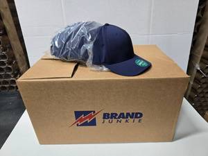 lot 812 image: Legacy Back 9 Navy Adjustable Hat.  Approx 12 Hats Per Pack  QUANTITY 4 PACKS  BID IS TIMES THE QUANTITY