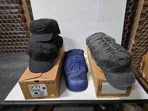 lot 814 image: Lot of Port Authority Hats.  Approx 12 hats Per Pack  QUANTITY 9 PACKS  BID IS TIMES THE QUANTITY