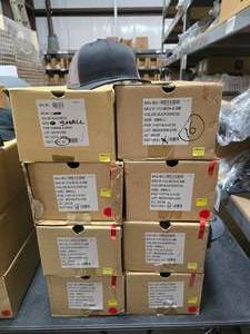 lot 823 image: Richardson 112 Snapback Mesh Trucker Hat, BlackCharcoal.  Approx 24 Hats Per Box  QUANTITY 8 BOXES  BID IS TIMES THE QUANTITY