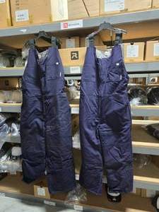 lot 821 image: Rasco Flame Resistant FR2706NV Whipcord Insulated Bib, Size 2XL  QUANTITY 2  BID IS TIMES THE QUANTITY&nbsp MSRP $180 Each