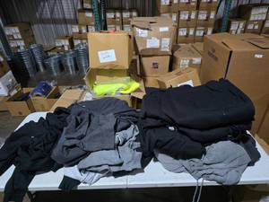 lot 831 image: MASSIVE Lot of Approx 70 Womens Independent Hoodies.  SEE PICS OF ALL THAT IS INCLUDED