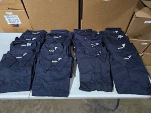 lot 854 image: Bulwark Flame resistant Work Shirt.  SEE PICS FOR SIZES & COUNTS  QUANTITY 16 SHIRTS  BID IS TIMES THE QUANTITY