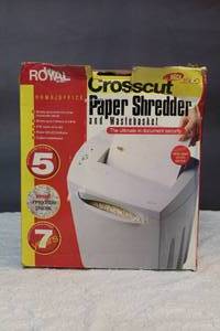 lot 60 image: Royal Paper shredder
