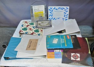 lot 68 image: Mixed Lot of binders and more