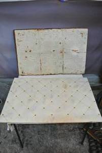 lot 72 image: tin celling tiles and more