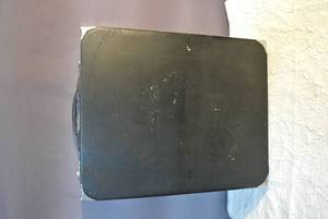 lot 76 image: Small fold up table easy to store and good on the go