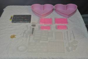 lot 134 image: Silicon molds for jewelry making and more see pictures