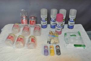 lot 141 image: Crafters lot storage container paint and semi-glossand much more see pictures