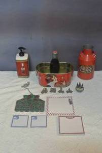 lot 145 image: Coca-Cola lot tins, suncatcher, Monopoly pieces, and much more see pictures