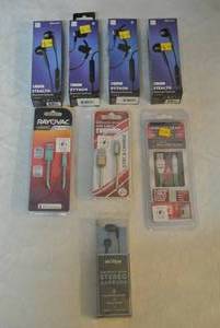lot 152 image: Bluetooth earbuds and chargers all unopened see pictures