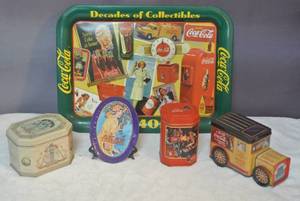 lot 215 image: Coca-Cola tin lot