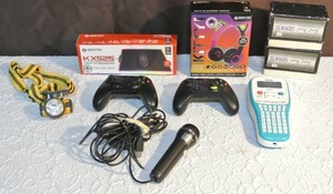 lot 247 image: High School musical microphone, head lamp, label printer, Xbox controllers and much more see pictures