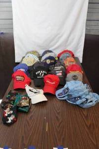 lot 296 image: mixed lot of hats and ties