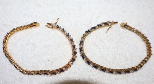 lot 231 image: Jewelry Silver plated bracelets