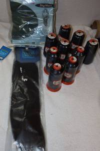 lot 238 image: Black wig and hair weaving threads