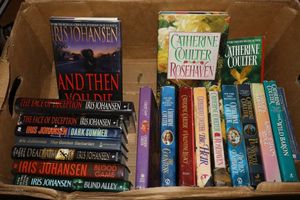 lot 97 image: Books authors Iris Johansen and Catherine Coulter (mostly hardback)
