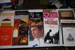 lot 85 image: Music books and Christmas songs