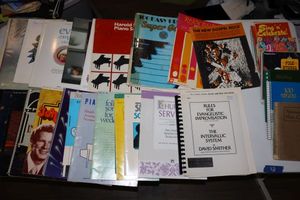 lot 82 image: Vocal music books Barber shop, Arias, Choir books and more
