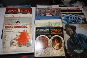 lot 79 image: Vintage record vinyl albums Flower Drum song, Spanish guitar, Kenny Rogers and more