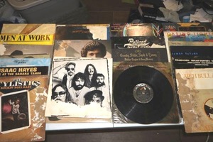 lot 78 image: Vintage record vinyl albums Men at Work, The Doobie Bros., Duran Duran and more