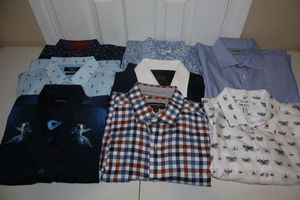 lot 57 image: Mens dress shirts, see photos