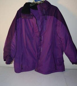 lot 309 image: Womens purple coat size 2XL by L.L. Bean