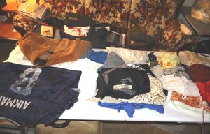 lot 333 image: Mixed clothes lingerie, corduroy jacket, Aikman jersey, and much more