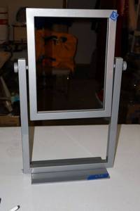 lot 438 image: Solid steel display stand for table or counter displays