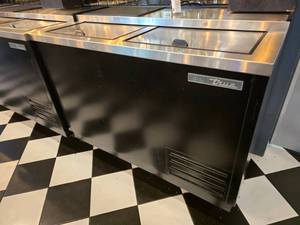 lot 114 image: NICE  True TD-50-18-HC High Capacity Deep Well Horizontal Bottle Cooler, Serial # 10483529