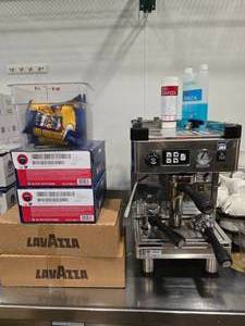 lot 53 image: WOW  Lavazza Blue LB2811 Single Group Espresso Machine w Lots of Filters & Coffee